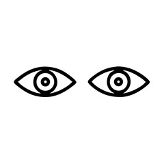 Glowing eyes in the dark as a symbol of Halloween  