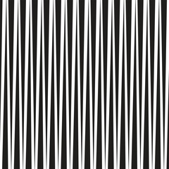 Obraz premium abstract black colour monochrome thik to thin vertical line pattern design with white background