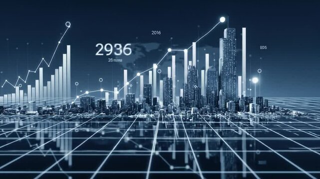 Animation Visualizing City Growth Worldwide