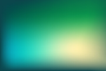 Abstract green and teal gradient background smooth and colorful for digital designs and art