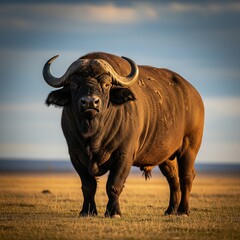 Obraz premium cape buffalo in the savannah