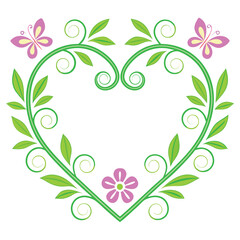 elegant-green-heart-shaped-floral-design 