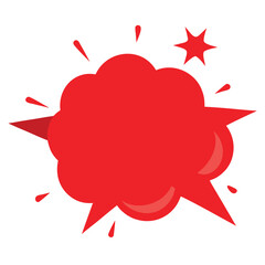 explosion style-red-vector-speech-bubble-icon 