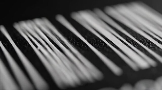 Monochromatic parallel lines with blurred shapes