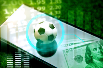 Sport and soccer football online betting; Soccer live score result on mobile application