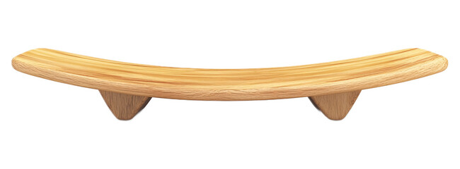 Balance Board for Stability and Core Strength - Isolated on White Background