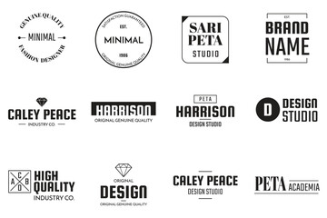 Studio Logos bundle, vector Logo, Filming Logos bundle, Photo studio Logos