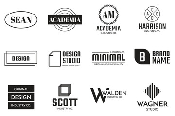 Studio Logos bundle, vector Logo, Filming Logos bundle, Photo studio Logos