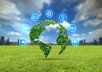 Sustainable development concept background. ecology and world sustainable environment concept....