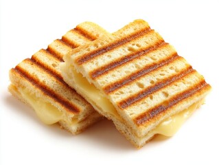 Fototapeta premium Delicious grilled cheese sandwiches melted cheese toast