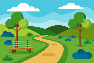 Obraz premium Foggy Mountain Landscape with Tall Pine Trees