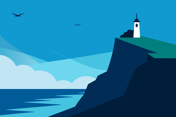 Serene Lake with Mountain Pines Surrounding