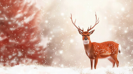 Celebrate Christmas festival decoration in december. Christmas celebration atmosphere. x mas backgroud with copyspace for text
