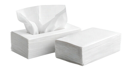 Pocket tissue pack background isolated on a Transparent background, PNG file.