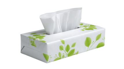 Pocket tissue pack background isolated on a Transparent background, PNG file.