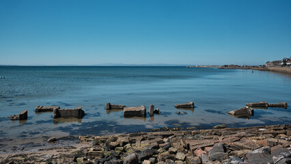 Burghead Bay, on the Moray Firth, Scotland