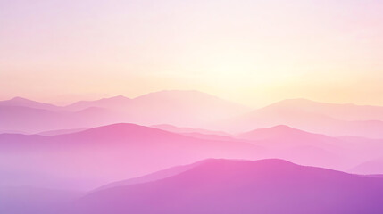 Obraz premium Minimal gradient background in blush, soft pink, and lilac, clean and calming