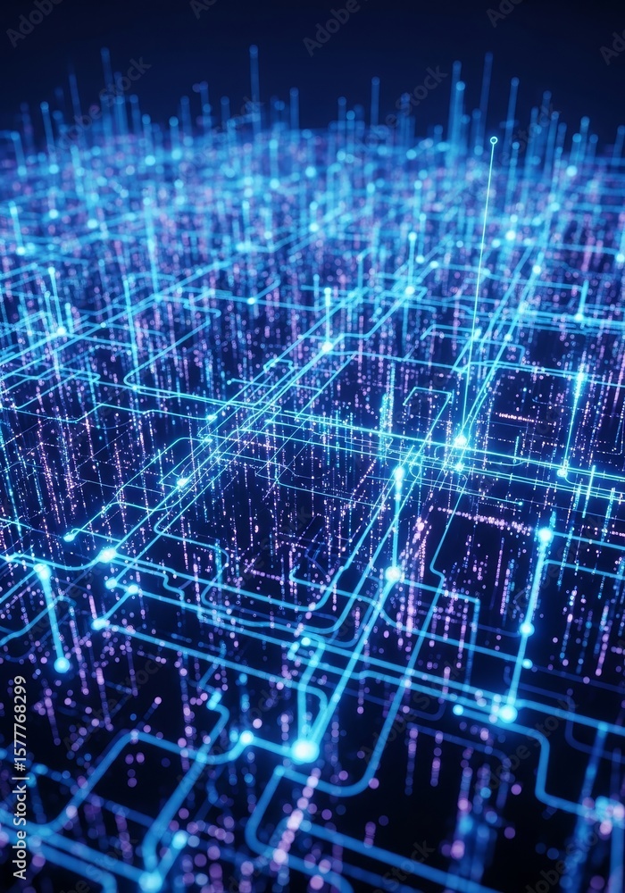 Poster network structure: ai and big data connection - a complex network visualizing ai, big data, technolo