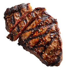 Juicy Grilled Steak with Perfect Char Marks on a Dark Background for Culinary Delights and Food Photography
