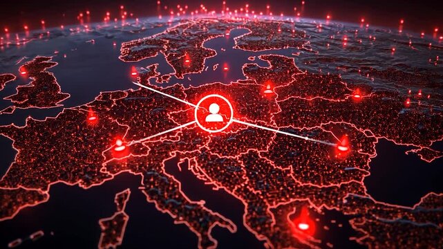 Global Network Connectivity: A Visual Representation of European Interconnections