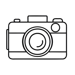 A camera with lens viewfinder on a photography photo