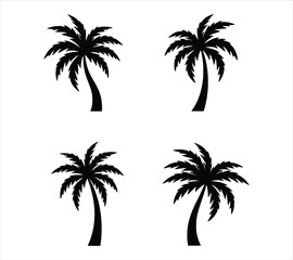 Nature-Inspired Palm Tree Silhouettes