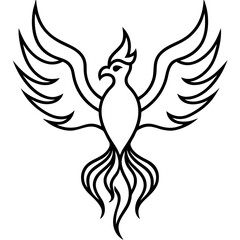 Obraz premium Mystical Spiritual Tattoo Design with Mythical Elements