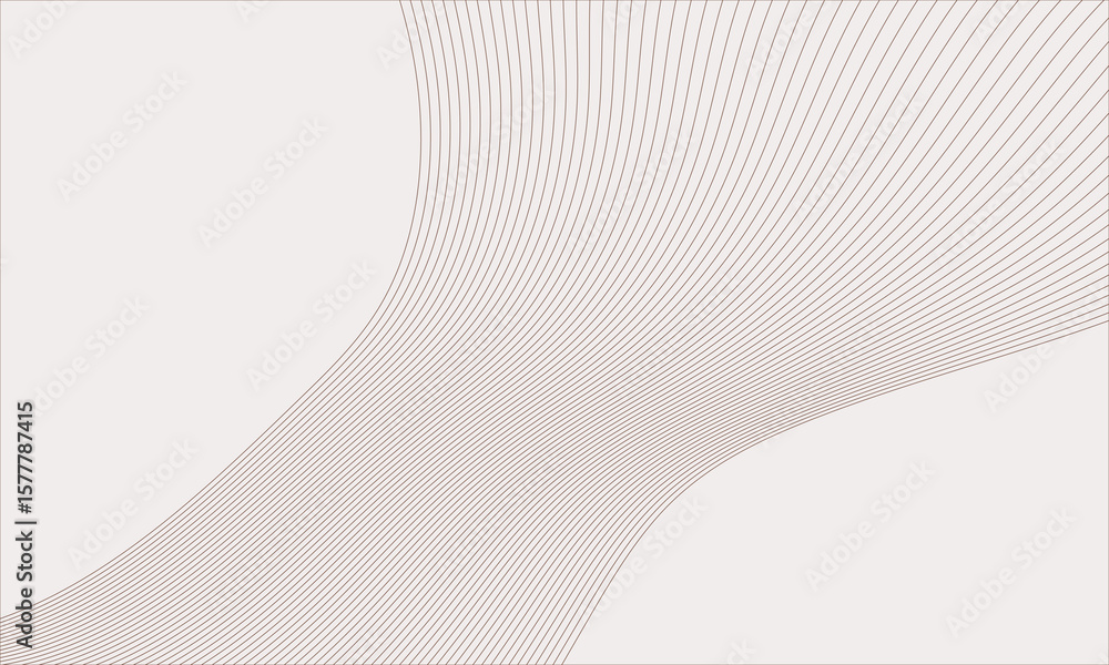 Poster abstract distorted lines and dots pattern with a neutral background