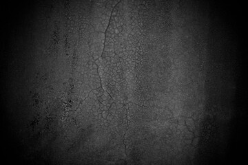Old wall texture cement dark black gray background abstract grey color design are light with white gradient background.