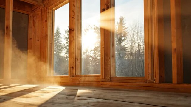 Sunrise Illuminates New Home Construction