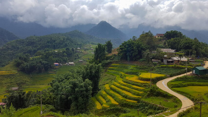 Fototapeta premium Mountainous Sa Pa