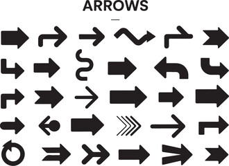 Minimalist Arrow Graphics for Infographics


