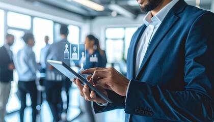 Digital recruitment with modern technology.
