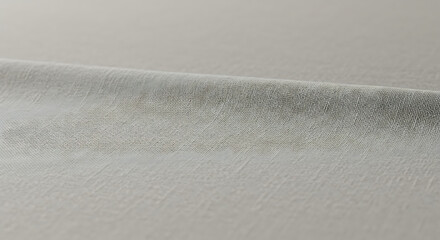 Light gray fabric texture with subtle ridges.