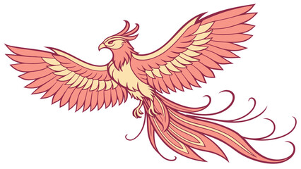 Fototapeta premium vector illustration of an eagle