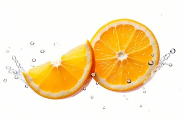 Fototapeta premium orange in water