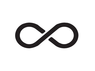 Clean Line Art Loop Icon with Modern Appeal