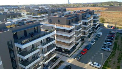 Modern residential complex mortgage new infrastructure