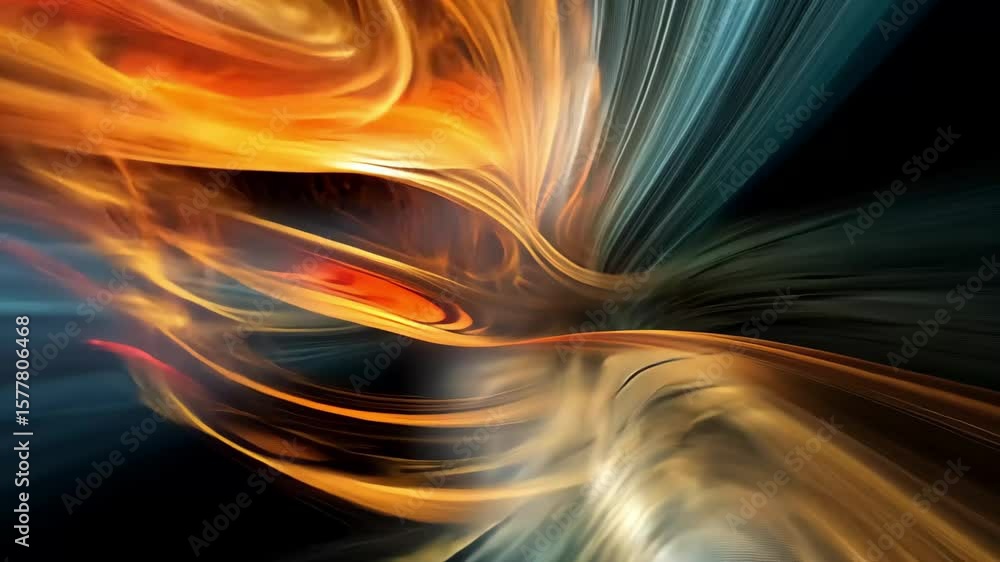 Poster majestic visualization of space travel at light speed in a vibrant cosmic environment, abstract spac