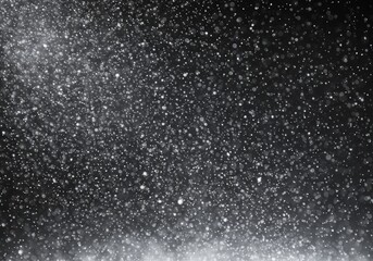 Sparkling Dust Particles Background Black and White Texture
