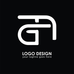 GN GN Logo Design, Creative Minimal Letter GN GN Monogram