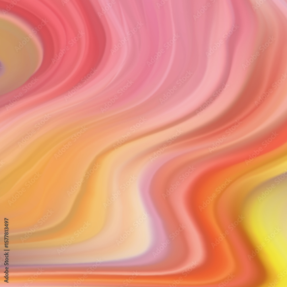 Poster vibrant swirling color gradient abstract background with fluid dynamics and smooth marbling effect