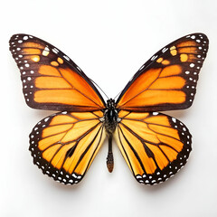 Fototapeta premium A stunning butterfly with its vibrant, brightly colored wings.