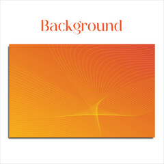 Naklejka premium abstract orange background with wave