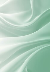 Abstract Green Silk Fabric Texture Background