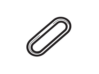 Clean and Elegant Paperclip Icon Vector Artwork