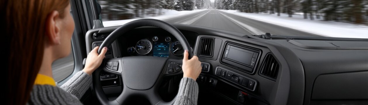 Winter driving techniques snowy road safety tips cold weather driver&rsquo;s perspective road awareness