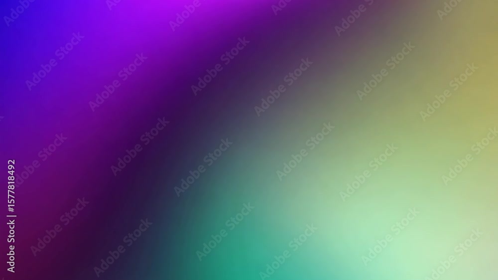 Poster gradient purple and green blurred motion background with dark tones - elegant abstract video for dig