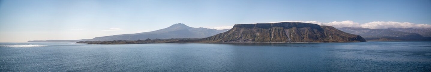 Panorama of Severo-Kurilsk, Sakhalin Oblast, Russia