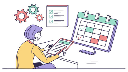 Cartoon of a boy holding a bowl of eggs next to a fridge with food and spilled milk on the floor